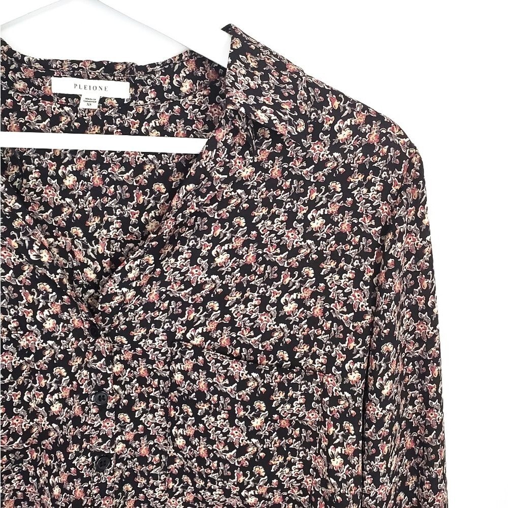 Pleione Floral Print Blouse XS